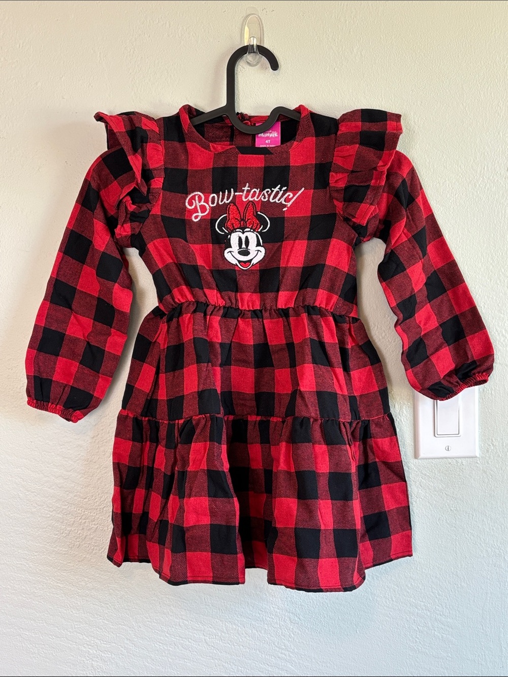 Bundle 2/$30 Disney Plaid Flannel Minnie Mouse Dress